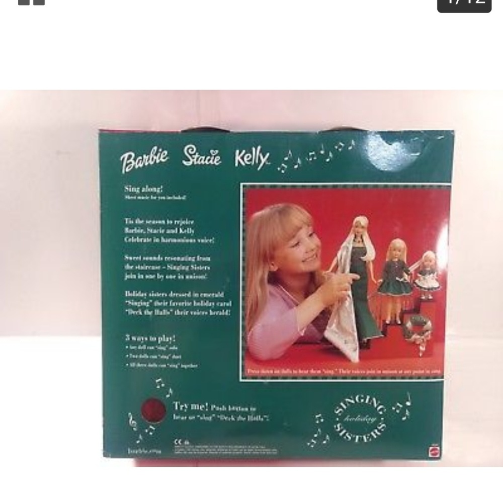 Barbie Stacie Kelly singing holiday sisters